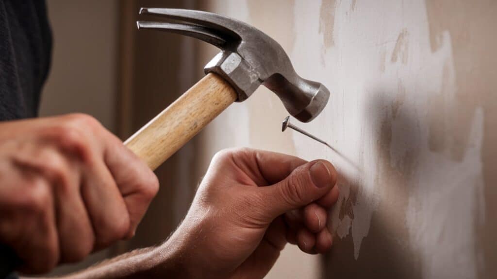 peut on mettre un clou dans du placo