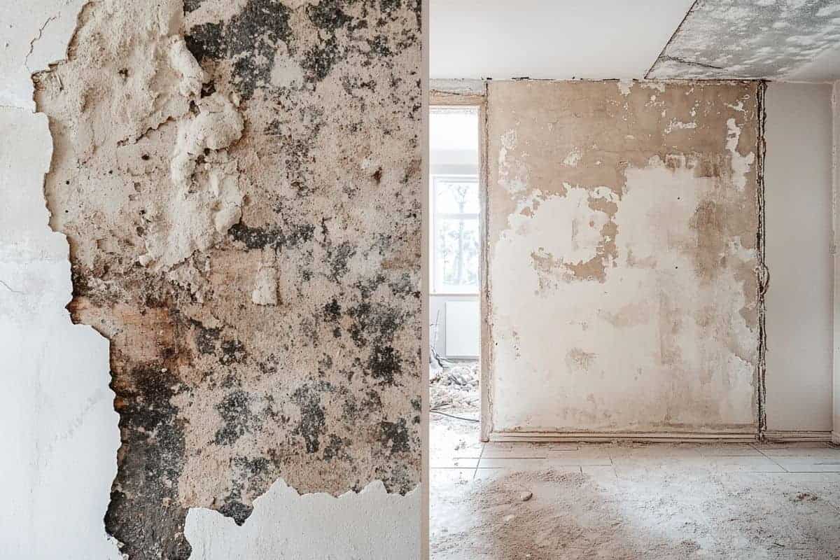 plaque fibro ciment amiante mur