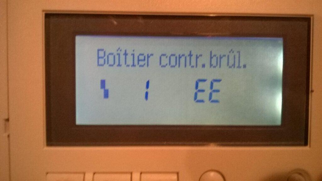 deverrouiller le boitier de controle du bruleur viessmann vitodens 222