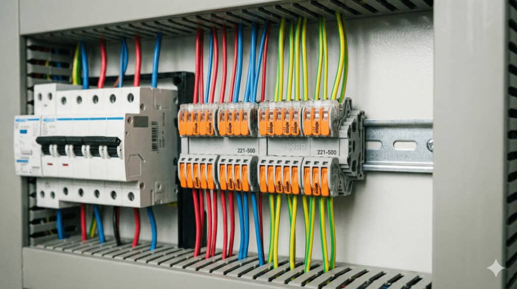 wago dans tableau electrique