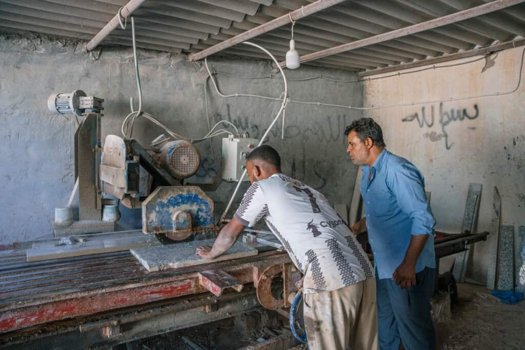 Couper du marbre pro