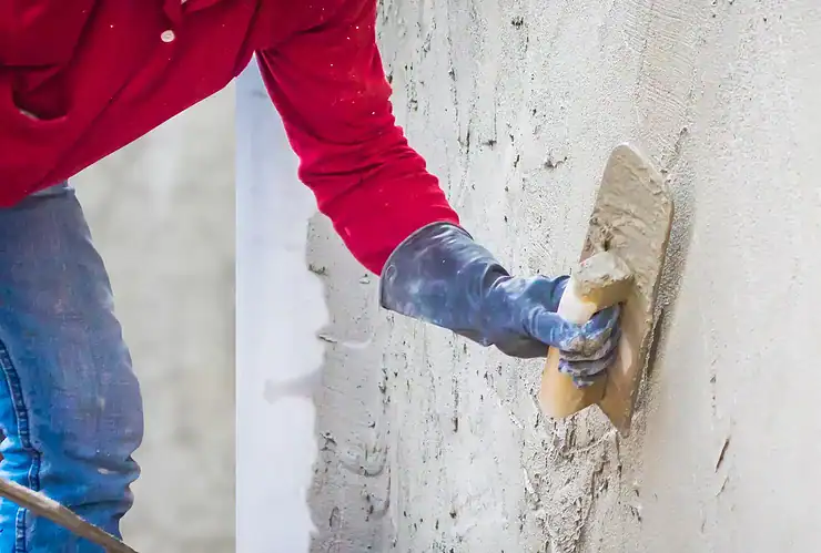 Enduit chaux intérieur