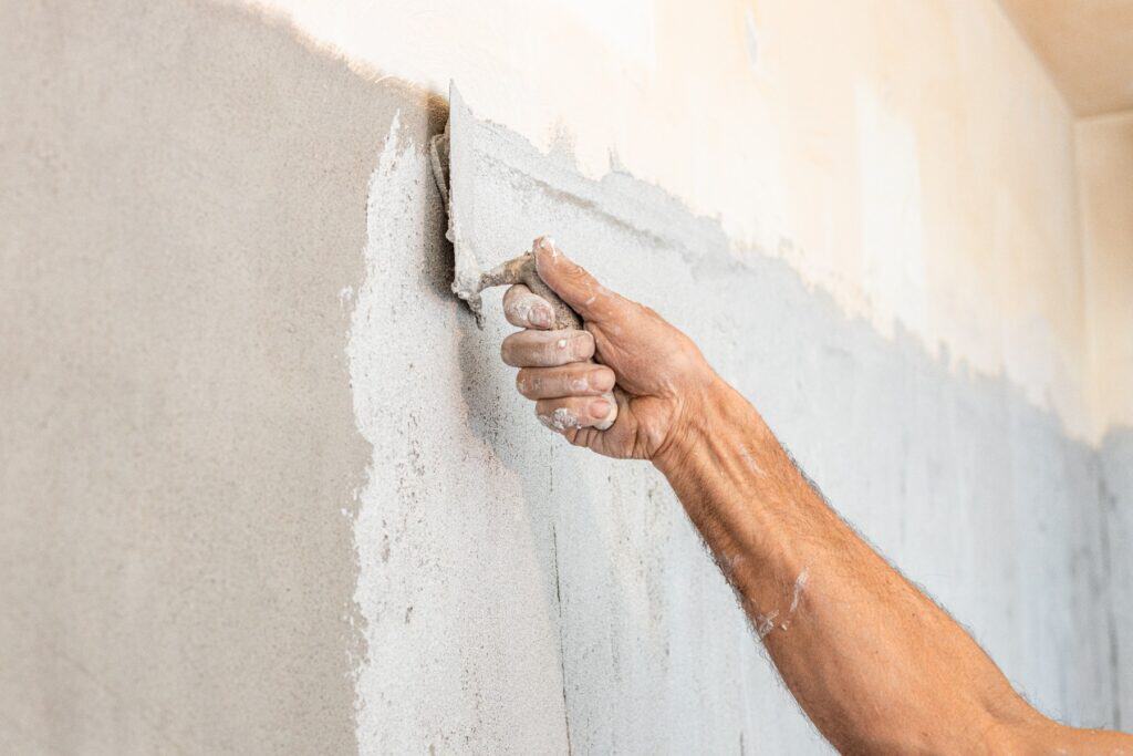 Enduit chaux intérieur