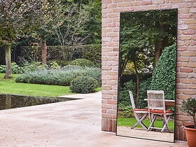 Miroir de jardin