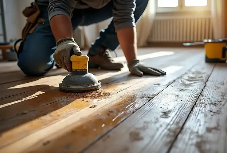 Ragréage sur parquet