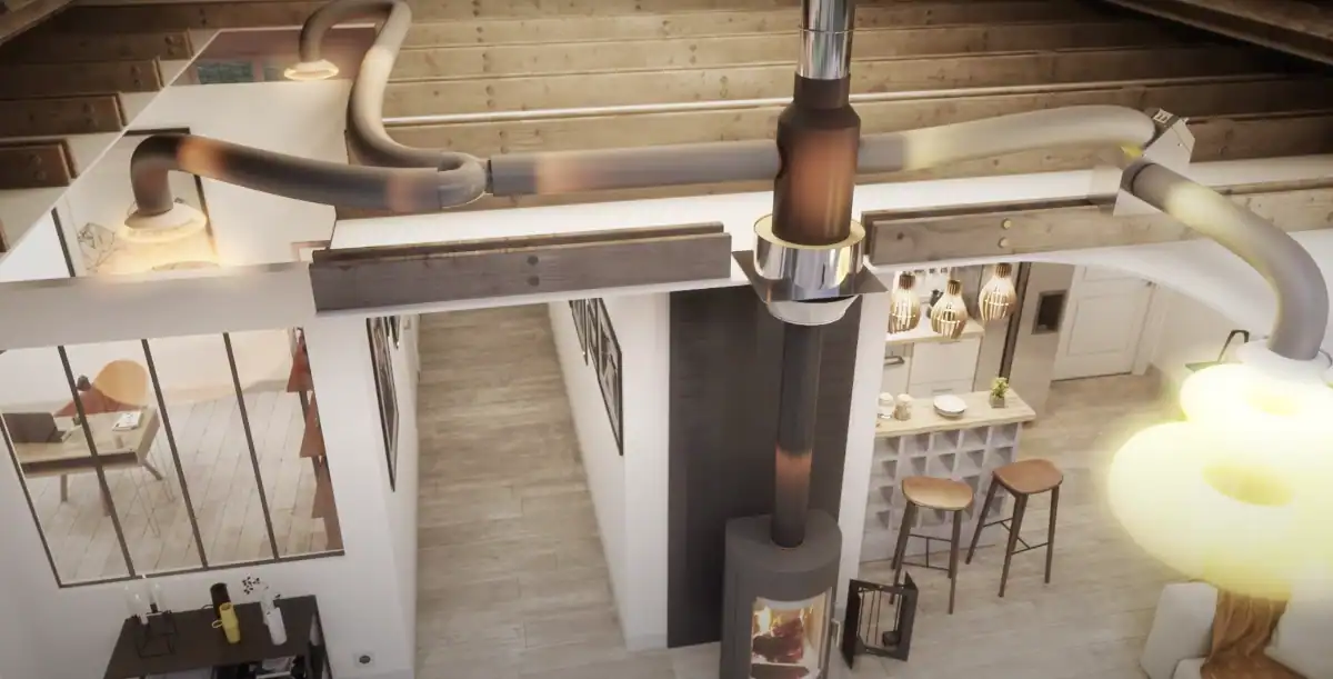 fabriquer un récupérateur de chaleur pour poêle à bois