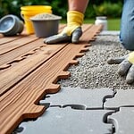 recouvrir des pavés autobloquants