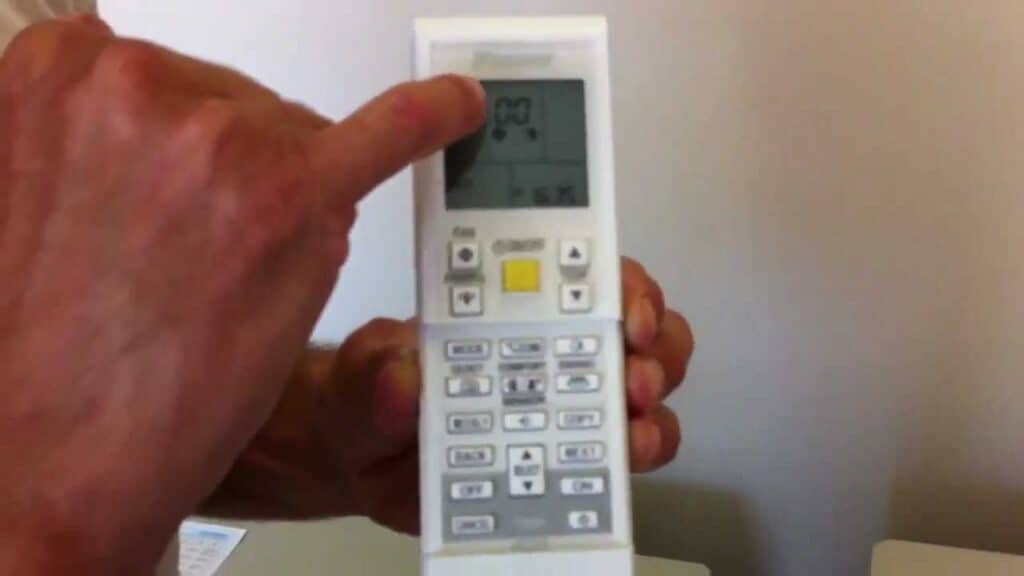 Code erreur sur la climatisation Daikin