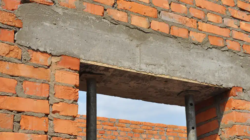 Linteau en béton armé