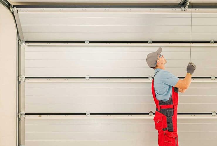 Problème de porte de garage sectionnelle