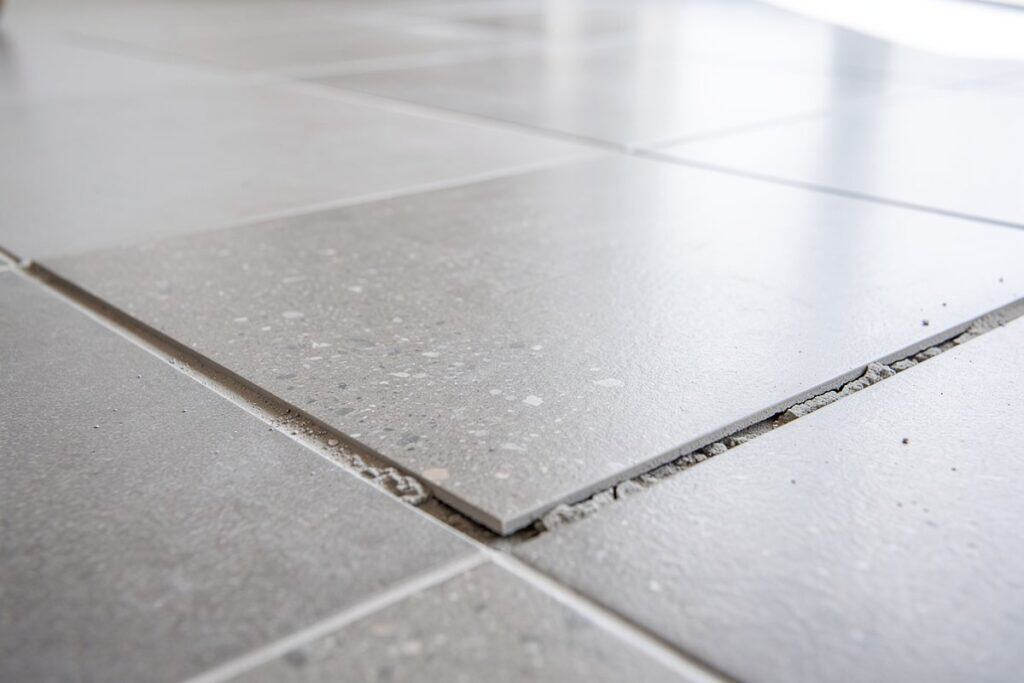 Carrelage qui se soulève