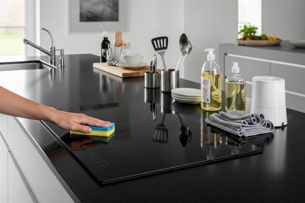 Comment entretenir une cuisine noire mat
