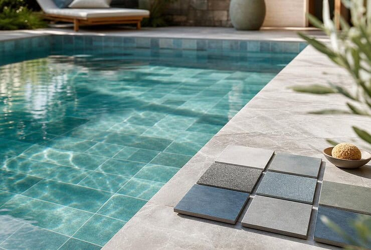carrelage pour la piscine