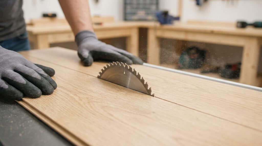 couper du parquet stratifié facilement