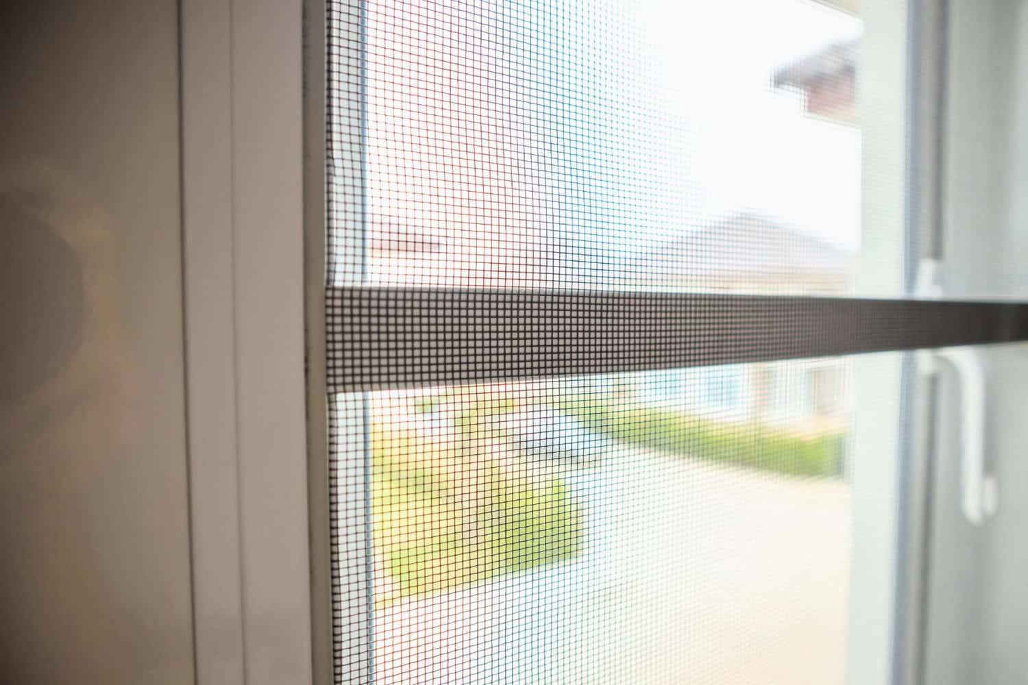 Écran de fil de moustiquaire sur la protection de la fenêtre de la maison contre les insectes