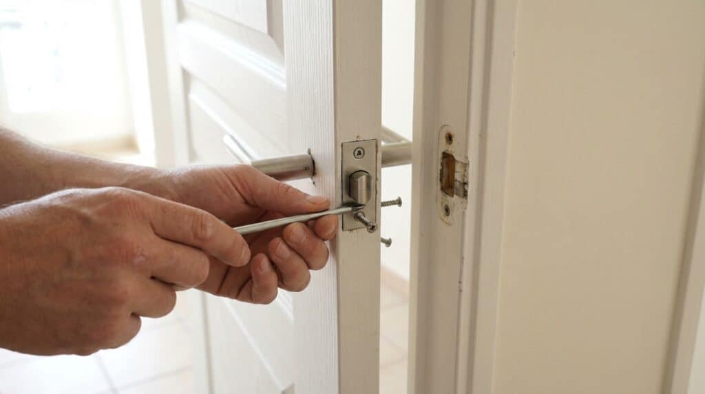 Poignée de porte impossible à enlever avis