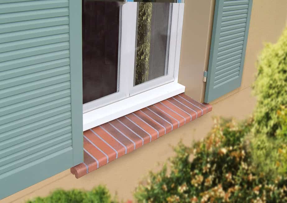 Appui de fenêtre en briquette