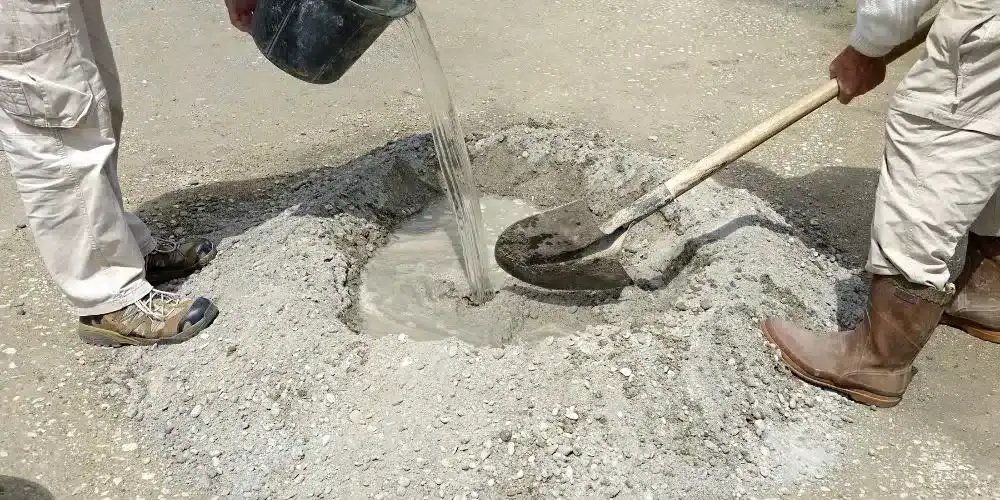 Dosage pour béton en pelle pour construction