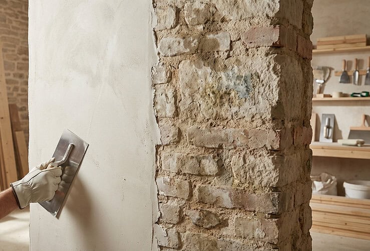 Enduit pour mur en pierre
