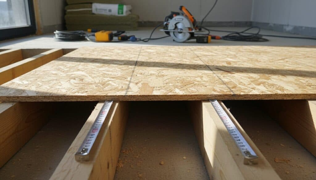 Entraxe solive sur plancher OSB