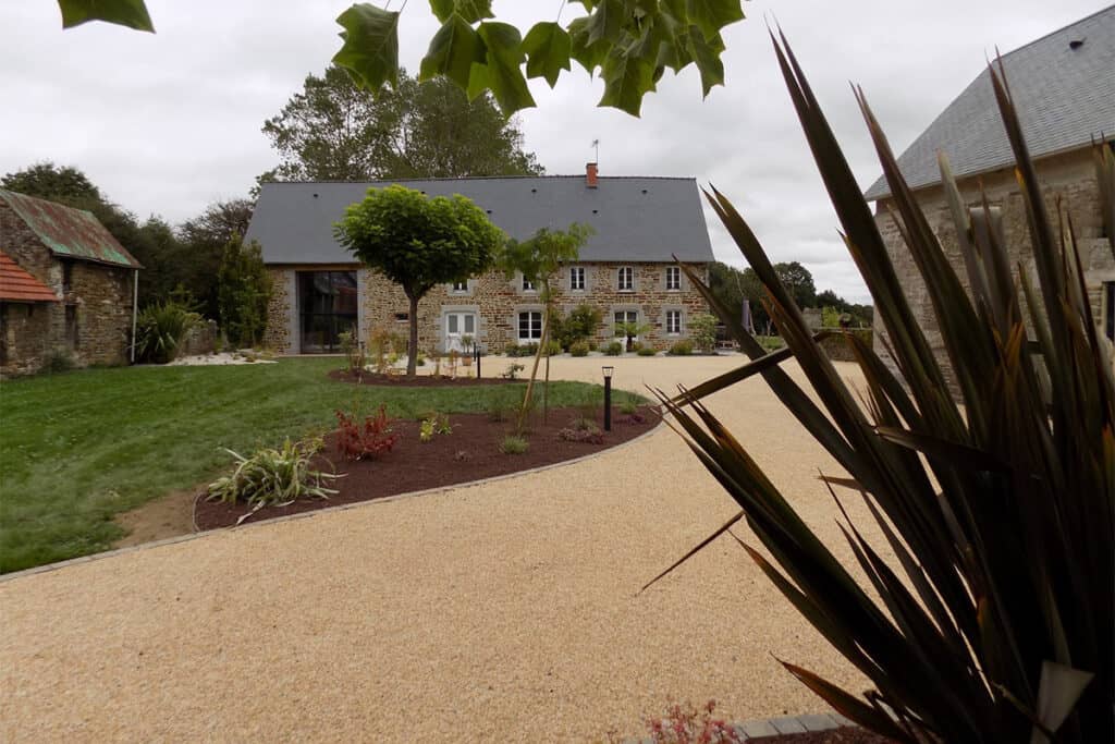 Gravillonnage bicouche sur terrain