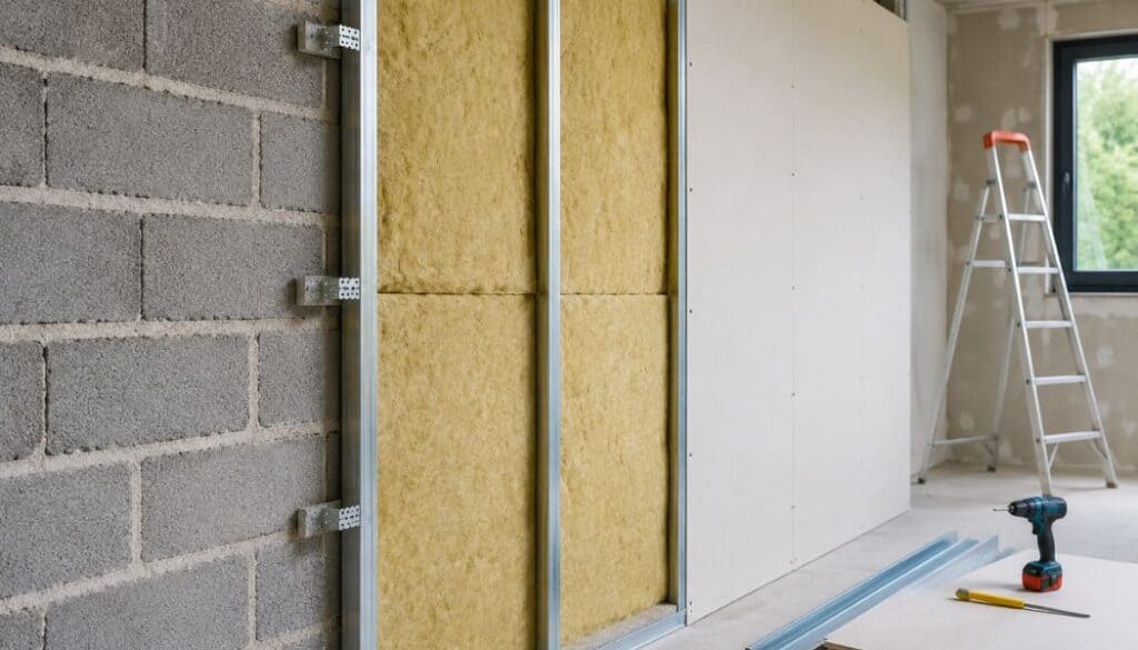 Isoler un mur en parpaing