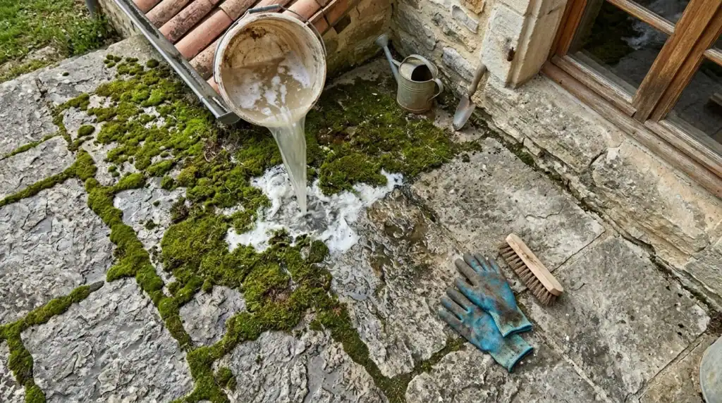Vinaigre blanc comme anti-mousse de toiture avis