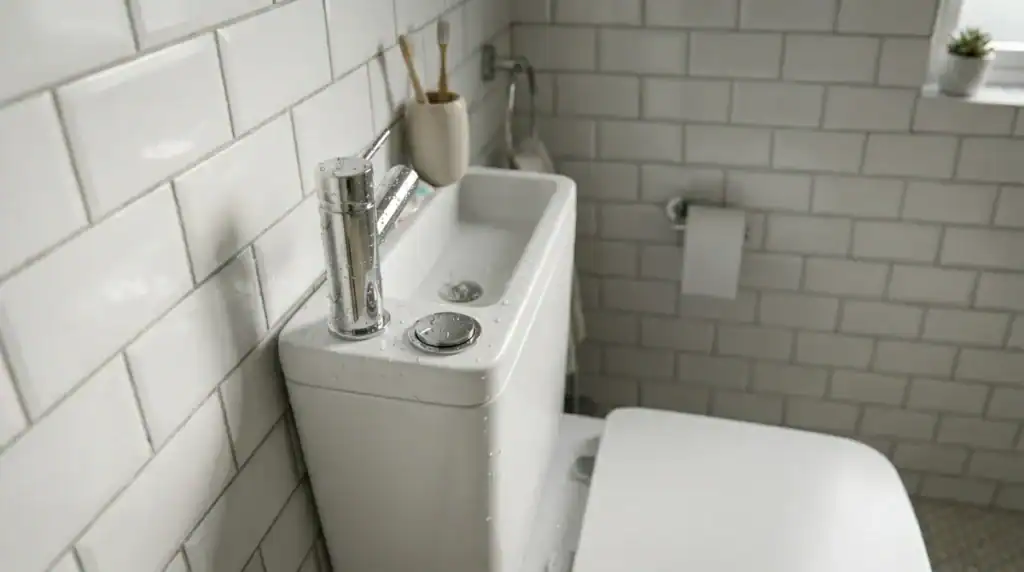 WC avec lave-main intégré