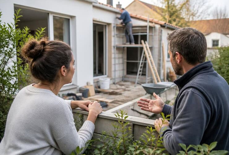 faire des travaux informer les voisins que dit la loi