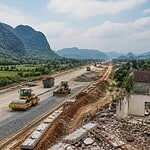 Les travaux de construction sur la route nationale 24B sont accélérés