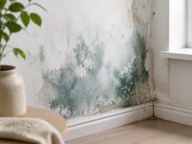 tache moisissure bleu vert