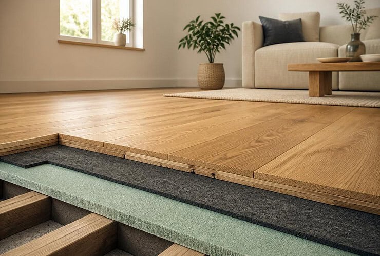 ameliorer isolation acoustique parquet massif