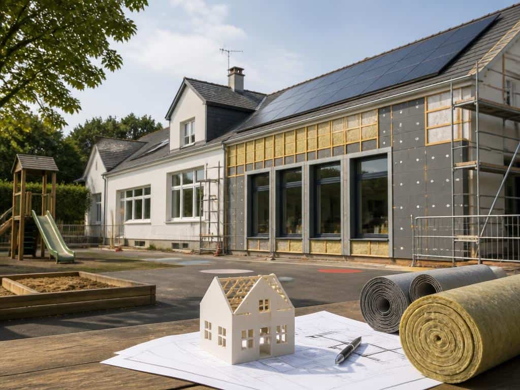 Des travaux de rénovation énergétique à l’école de Trégomeur