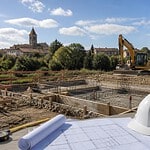 Les travaux de construction de la future crèche