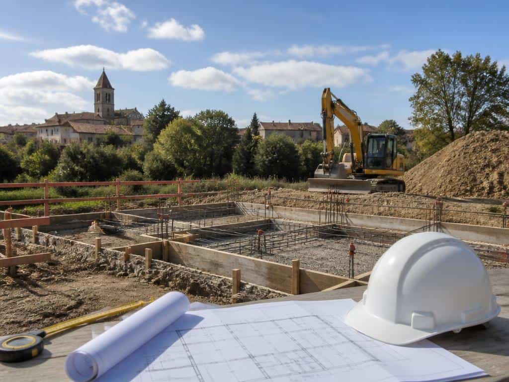 Les travaux de construction de la future crèche