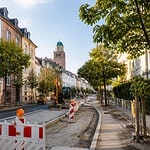 Les travaux de rénovation de la rue Mainz à Darmstadt commencent