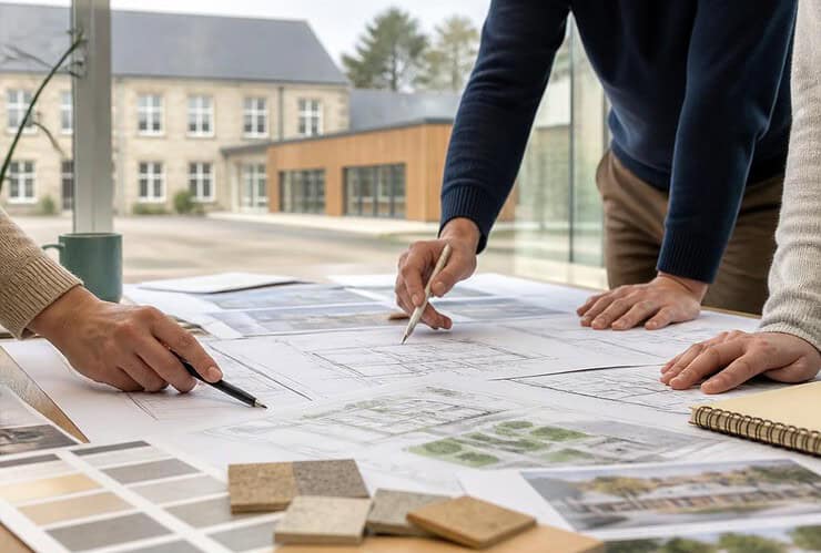 À Plounévez-Lochrist, la MFR et HLC planchent sur la rénovation de l'établissement