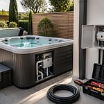 pose spa portable travaux electricite