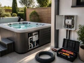 pose spa portable travaux electricite