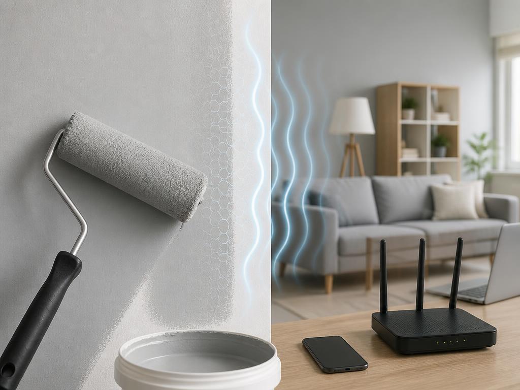 une peinture anti ondes electromagnetiques