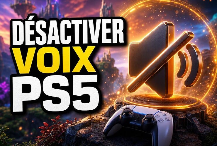 enlever la voix ps5