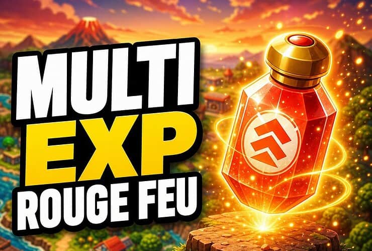 Multi exp pokemon rouge feu