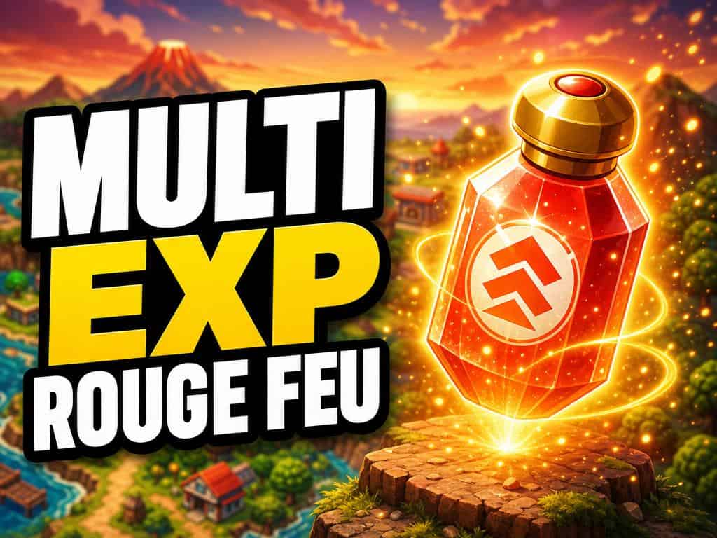Multi exp pokemon rouge feu