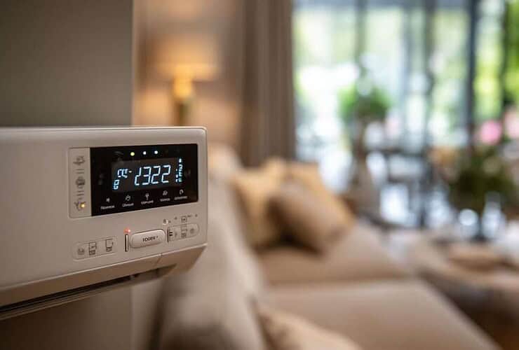 Écart de température intérieur extérieur sans chauffage