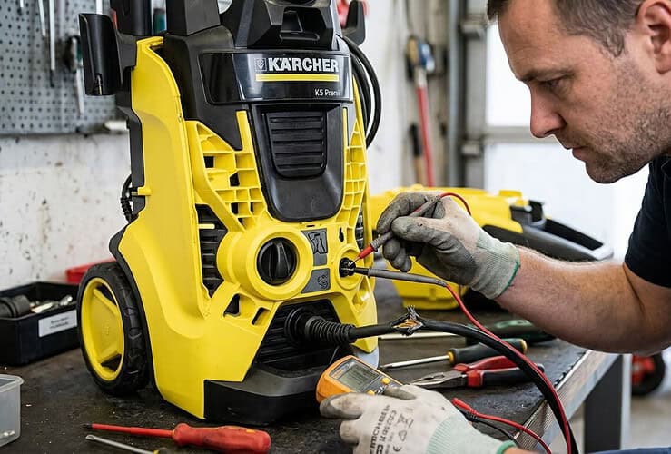 Mon Karcher tourne mais ne monte pas en pression