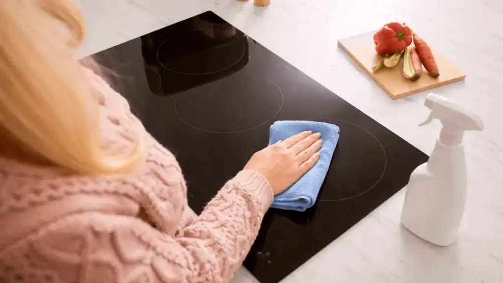 Nettoyer trace sous verre plaque induction