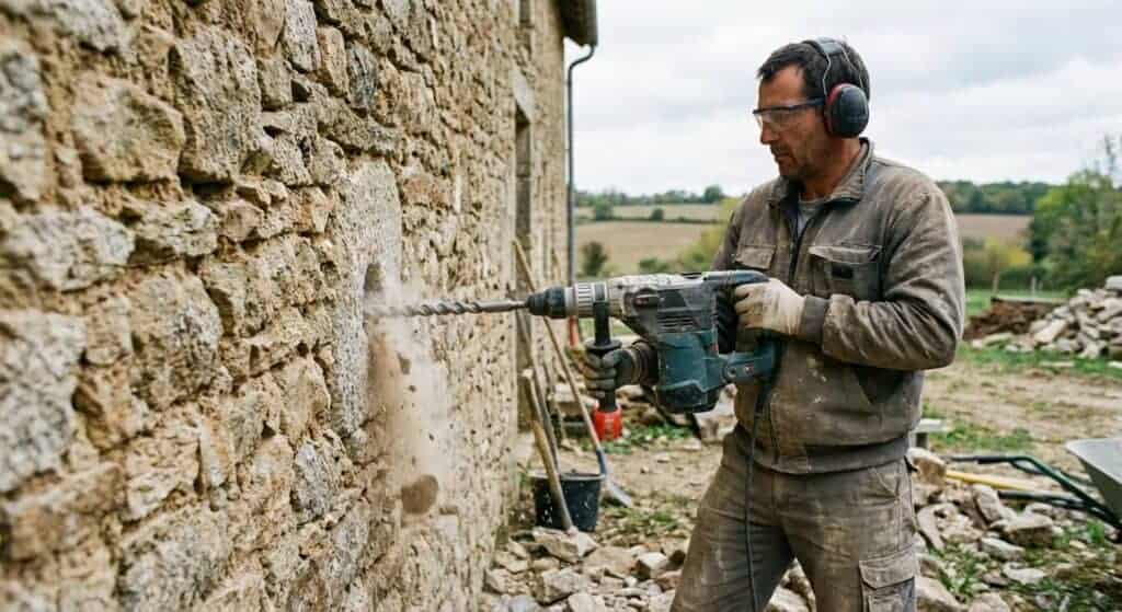 Percer dans la pierre solution