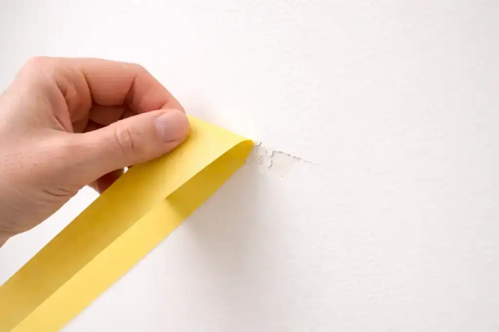 enlever du scotch double face sur un mur peint risques