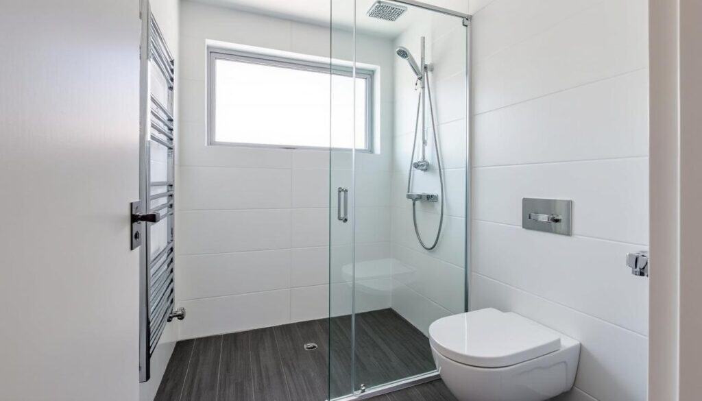 Fenêtre dans une douche italienne avis