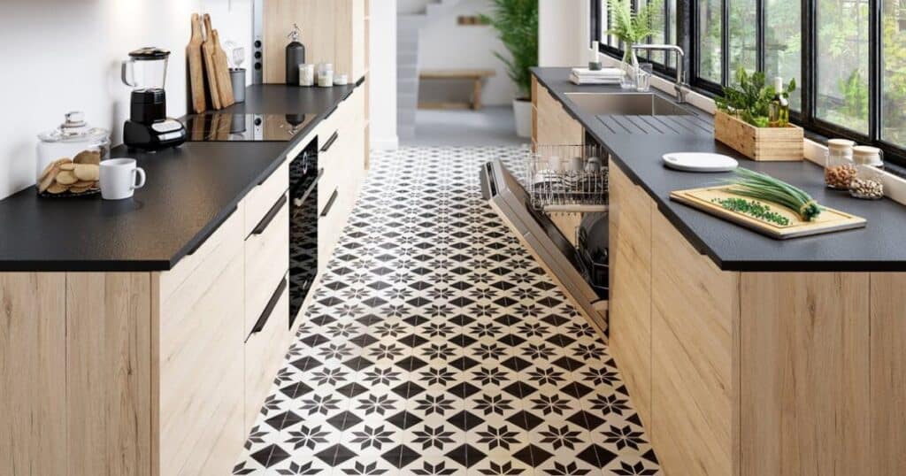 Parquet ou carrelage dans la cuisine